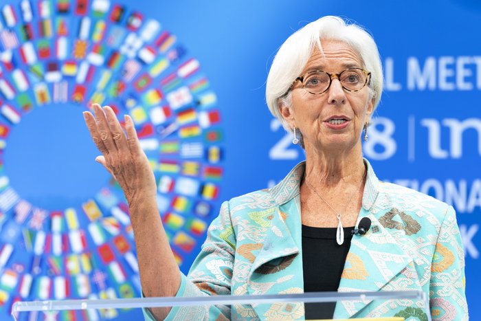 Λαγκάρντ: Η ανάπτυξη στην ευρωζώνη απειλείται στην περίπτωση δασμολογικού πολέμου