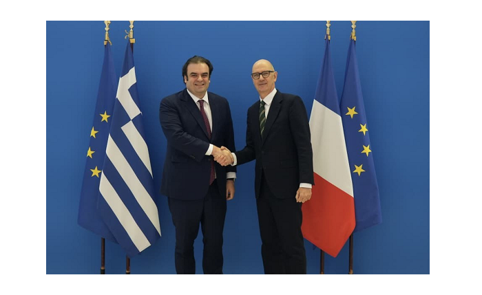 Υπουργείο Οικονομικών: Συνάντηση Πιερρακάκη με τον Υπουργό Οικονομικών της Γαλλίας Roland Lescure