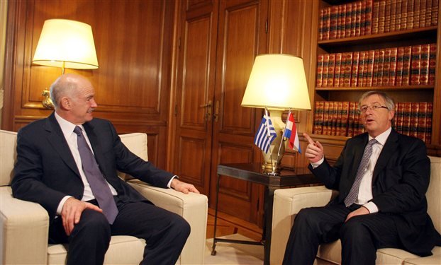 Συνάντηση Παπανδρέου - Γιουνκέρ αύριο στο Λουξεμβούργο