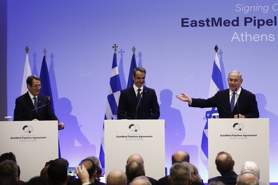 Μητσοτάκης: Ο αγωγός EastMed επιστέγασμα μιας νέας γεωπολιτικής εταιρικής σχέσης μεταξύ Ελλάδος Κύπρου και Ισραήλ