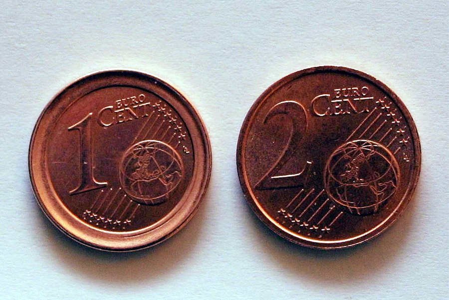 Ευρωπαϊκή Επιτροπή: Απόσυρση νομισμάτων του 1 και των 2 λεπτών του ευρώ