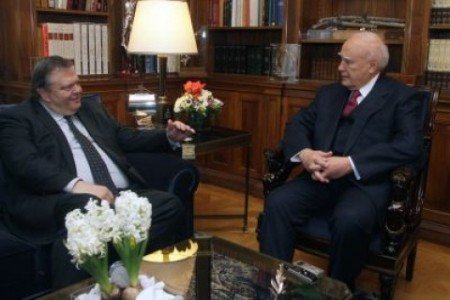 Δηλώσεις του Αντιπροέδρου και Υπουργού Οικονομικών κ. Ευάγγελου Βενιζέλου κατά την συνάντησή του με τον Πρόεδρο της Δημοκρατίας στο Προεδρικό Μέγαρο